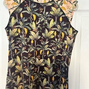 Body Glove Tropical Leaf Print rashguard spf